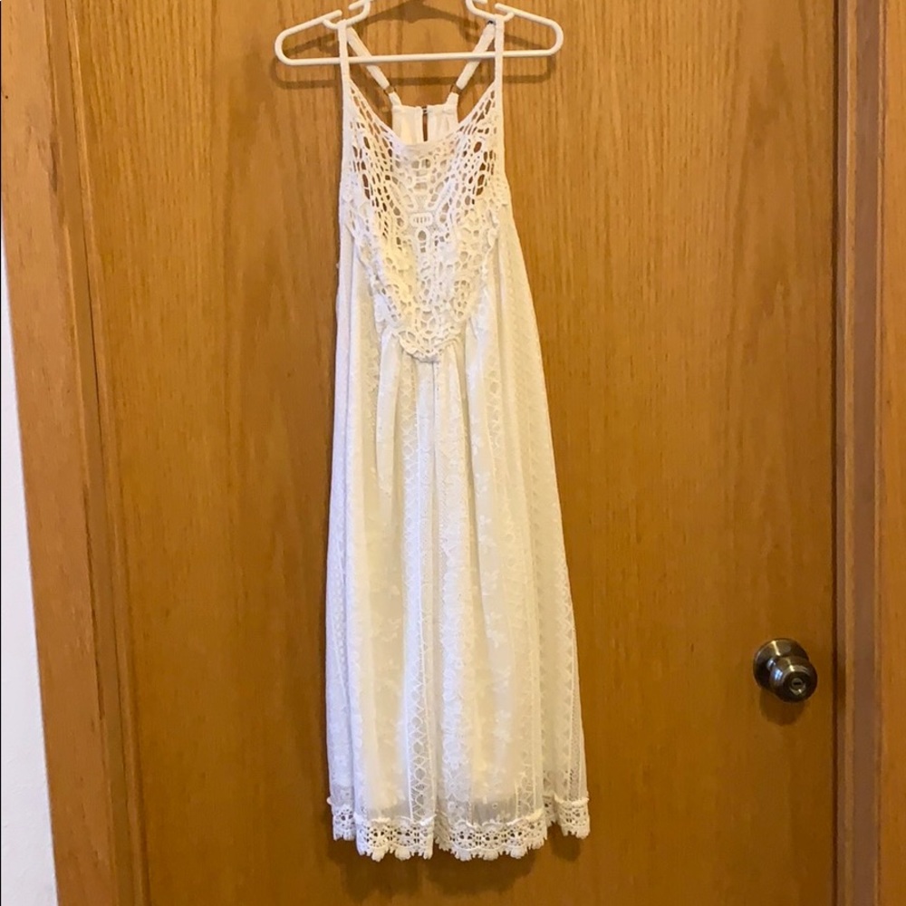 Short White Summer Dress